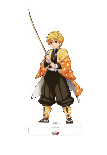 ABYstyle - Stand Acrilico Demon Slayer Zenitsu – 9,5 Cm, Collezione Ufficiale Fai Da Te