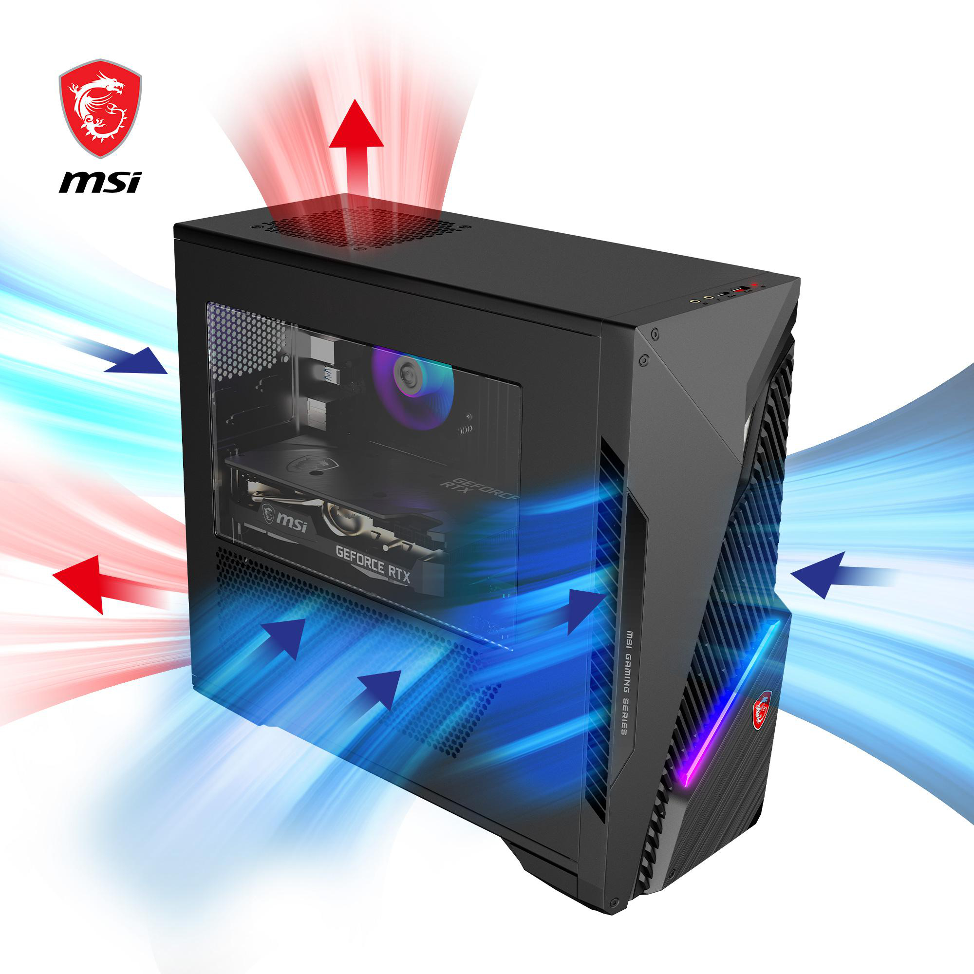 MSI MAG INFINITE NVIDIA, (64 Intel® GeForce i5-13400F SSD, 1 PC RTX™ 11 RAM, Prozessor, TB mit Windows 16 GB 13NUC-818DE, S3 4060 Bit), Gaming