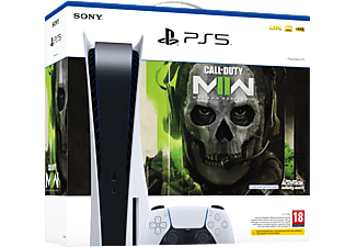 Pack PlayStation 5 + Call of Duty: Modern Warfare II Bundle - Console de jeu - blanc/noir