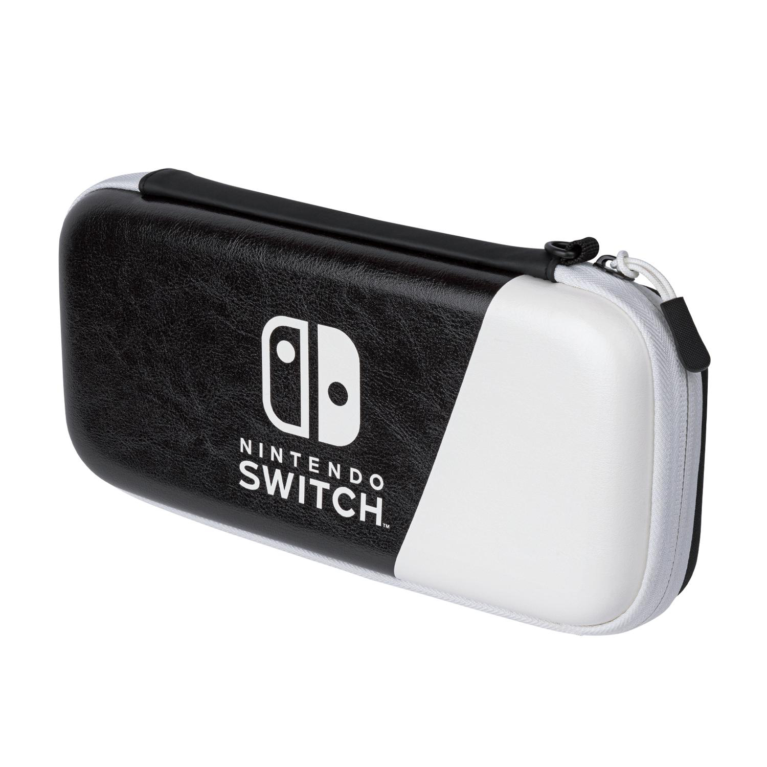PDP LLC Slim Deluxe Konsolen Tasche, Schwarz/Weiß