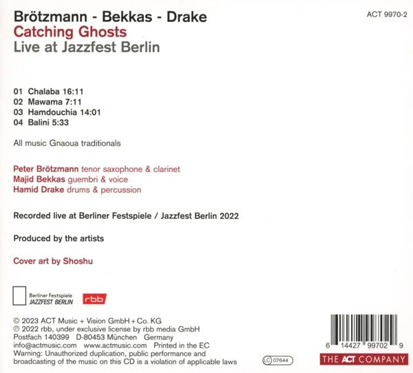 Brötzmann,P./Bekkas,M./Drake,H. - Catching Ghosts (Digipak)  - (CD)