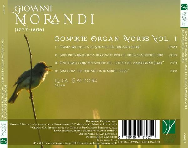 Luca Sartore - Complete Organ Works Vol.1  - (CD)