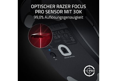RAZER DeathAdder V3 Gaming Maus, Schwarz Gaming Maus kabelgebunden in  Schwarz online kaufen | SATURN