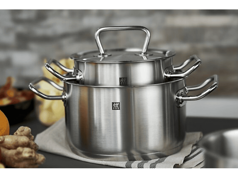 Zwilling Twin Classic Kochtopfset (4 tlg., für alle Herdarten, Silber, 18/10 Edelstahl) — Foto 4 von 5