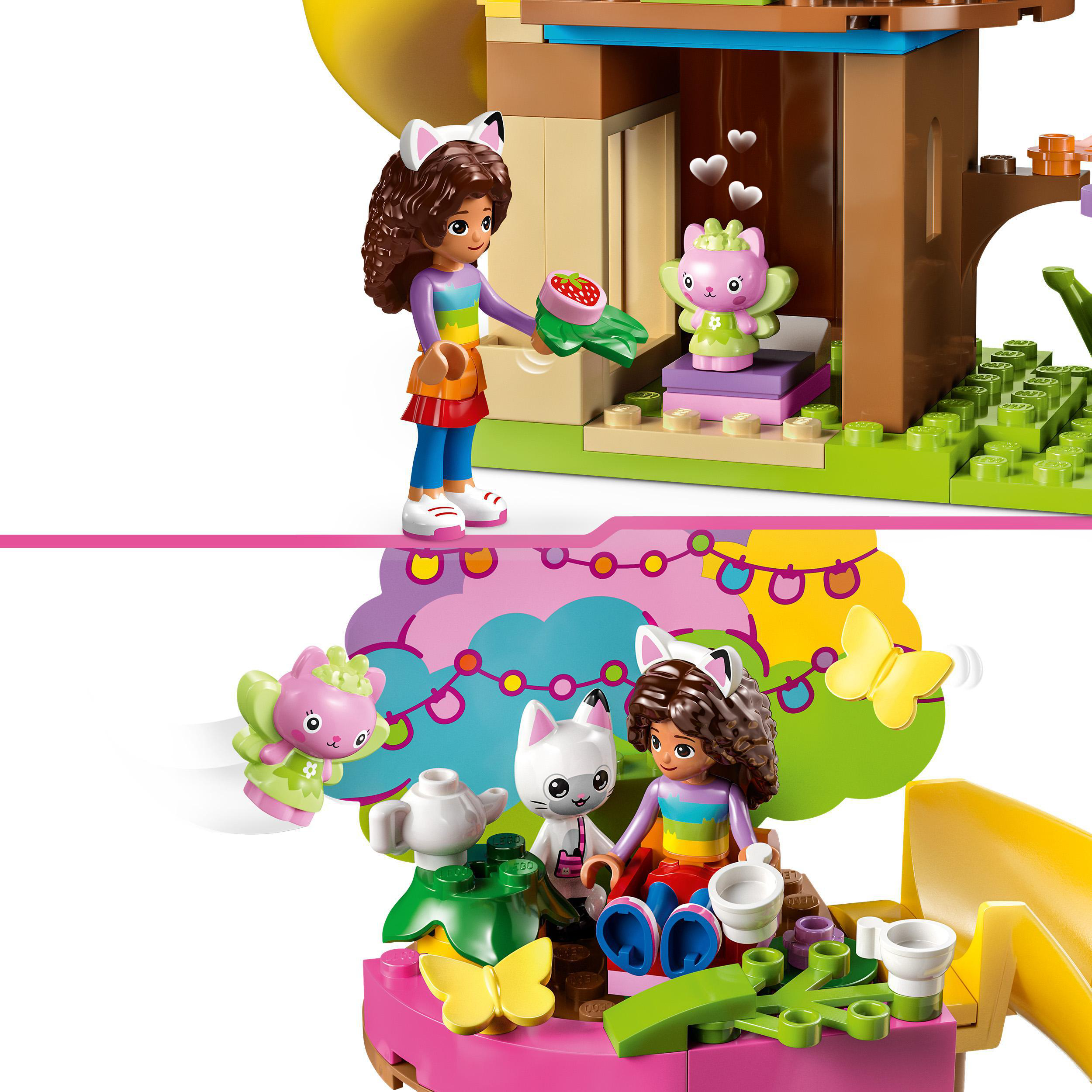 LEGO Bausatz, Gartenparty Gabby\'s Kitty Mehrfarbig Fees Dollhouse 10787