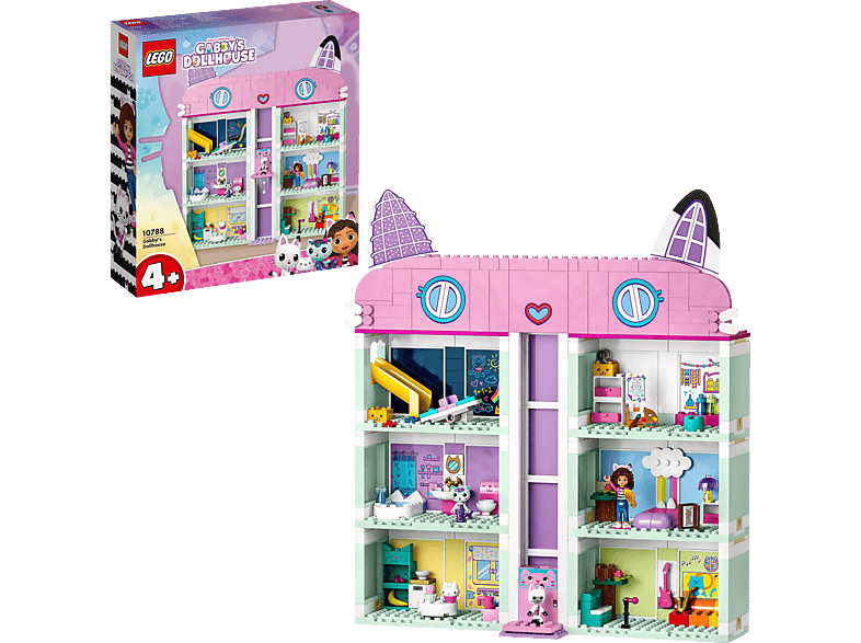 LEGO Gabby's Dollhouse 10788 Gabbys Puppenhaus Bausatz, Mehrfarbig Kunststoff