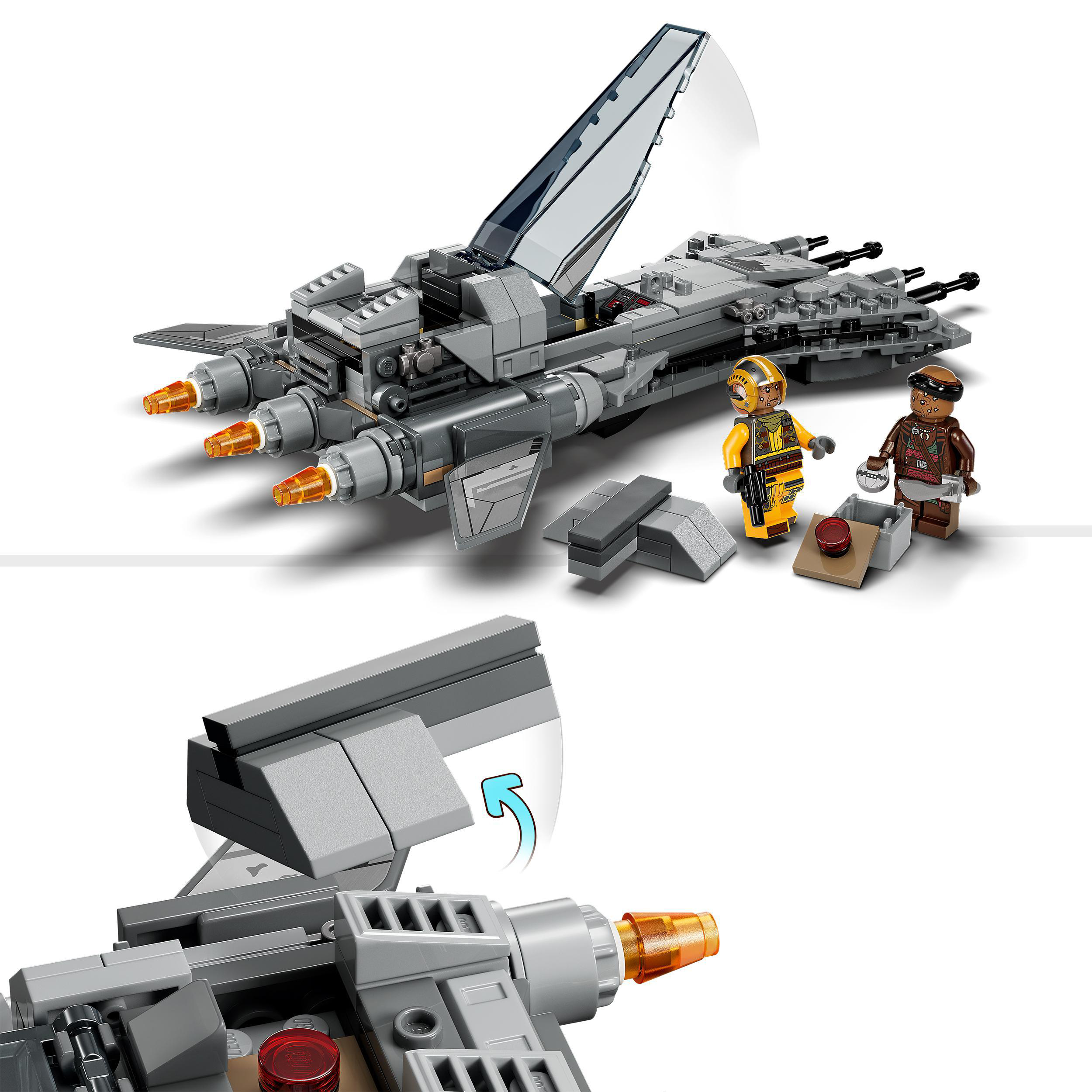 Mehrfarbig Snubfighter Wars Piraten LEGO 75346 Star Bausatz, der