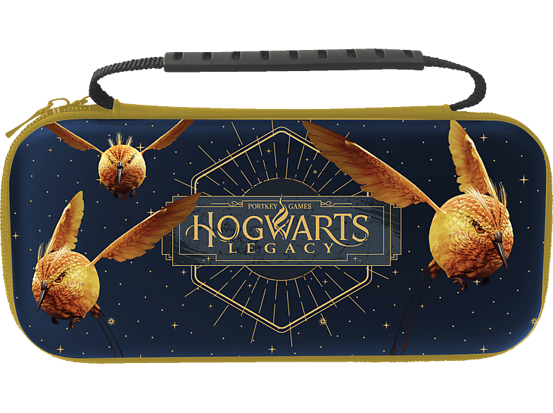 Snidget Hogwarts XL & Tasche Case Switch, GEEKS für Legacy Nintendo Mehrfarbig Golden FREAKS