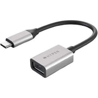 Adaptador USB - Hyper Drive, USB-C a USB-A, 10 Gbit/s, Plata
