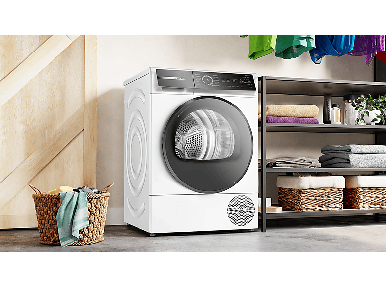Bosch WQB245B40 Wärmepumpentrockner (9 kg, EEK: C, 61 dB(A)), Weiß) — Foto 3 von 5