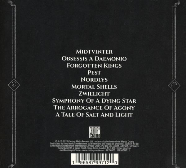 CD-Rückseite mit Songtiteln und dem Century Media-Logo.