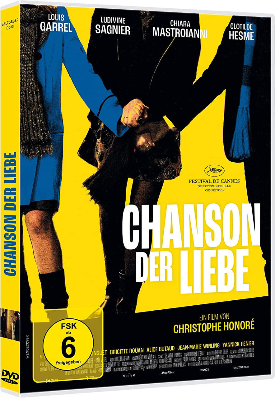 DVD-Hülle eines Films mit Personen und Titel auf gelbem Hintergrund.