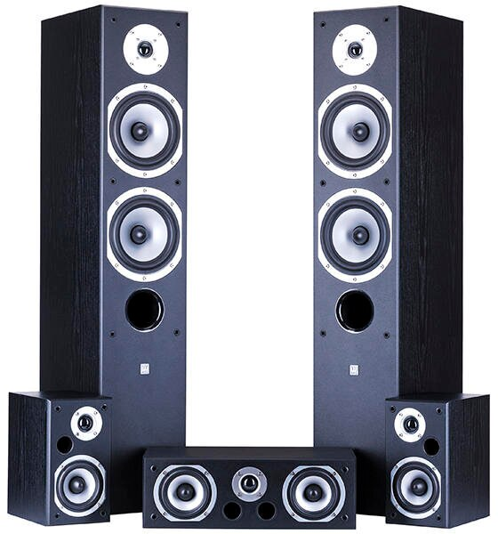 Kino domowe DENON AVR-S660H + Wilson Movix 5.0 Czarny