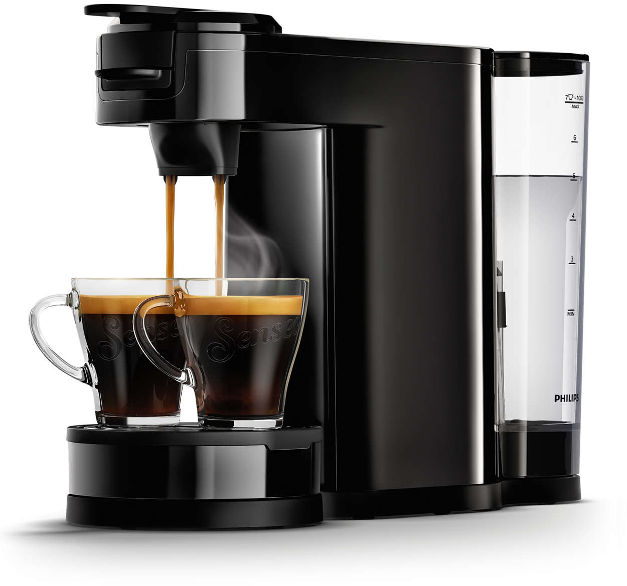 Cafetière à dosette - PHILIPS - SENSEO - HD6592/05 - Switch 2-en-1
