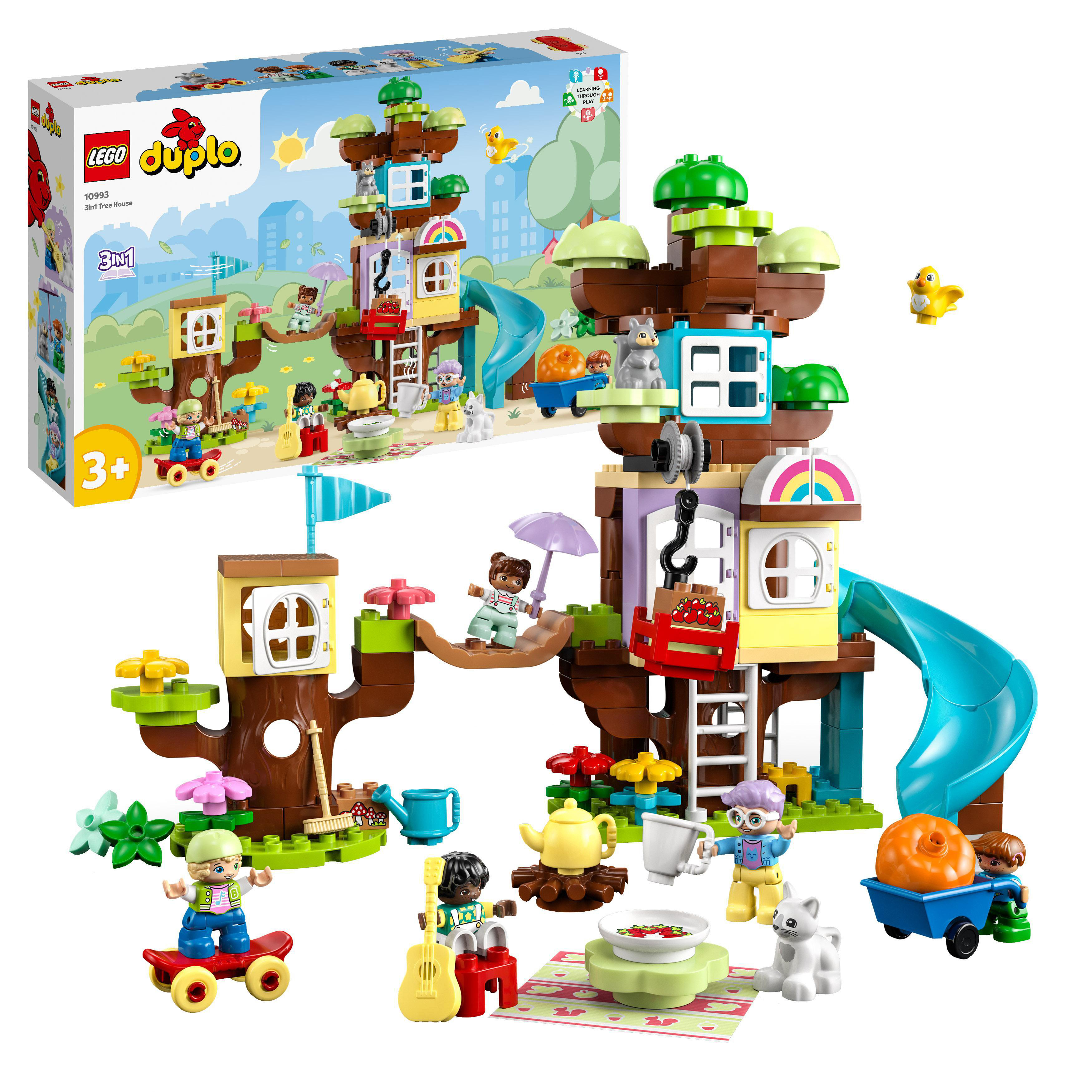 LEGO DUPLO Town Bausatz, 3-in-1-Baumhaus Mehrfarbig 10993