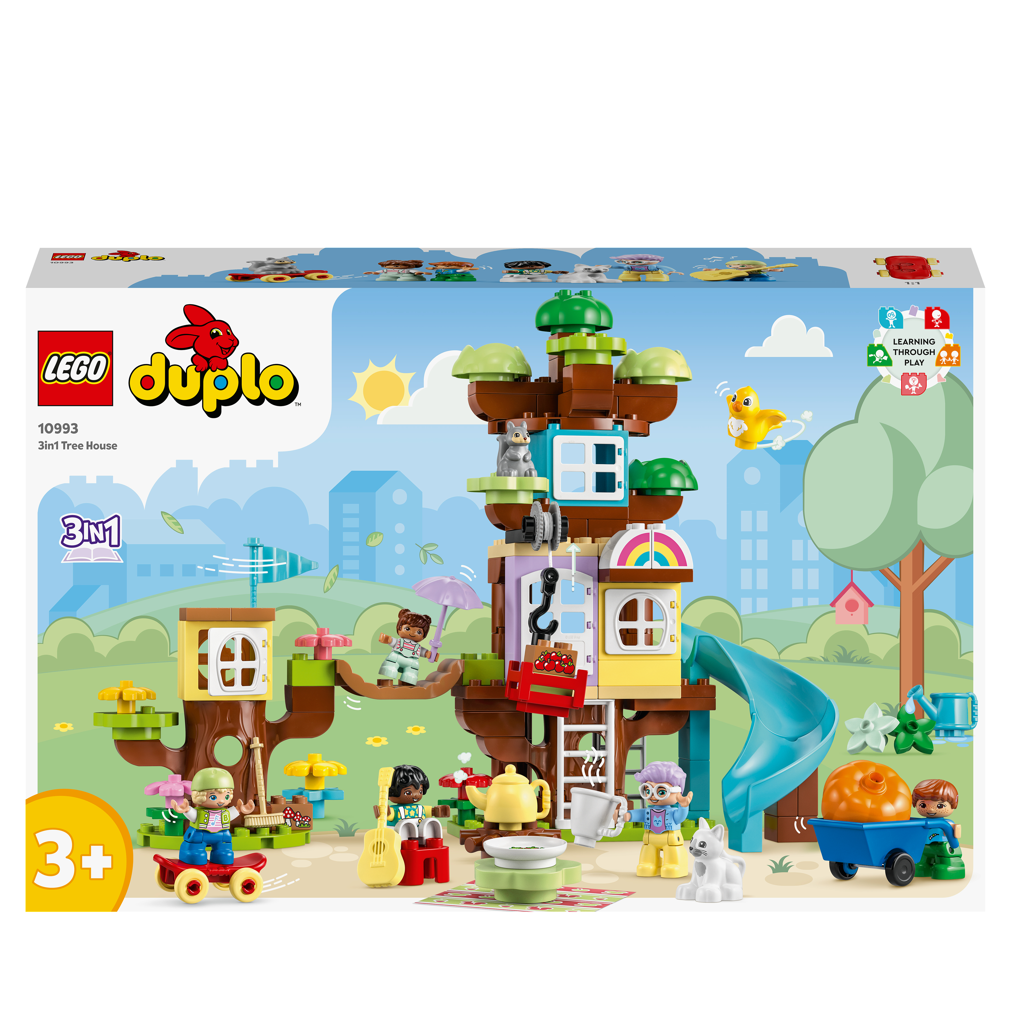 LEGO DUPLO Town Bausatz, 3-in-1-Baumhaus Mehrfarbig 10993
