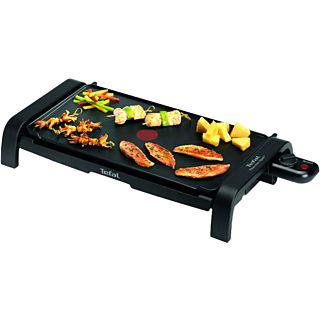 Plancha de asar - Tefal THERMOSPOT CB540812, 2000W, Antiadherente, Thermospot, Negro