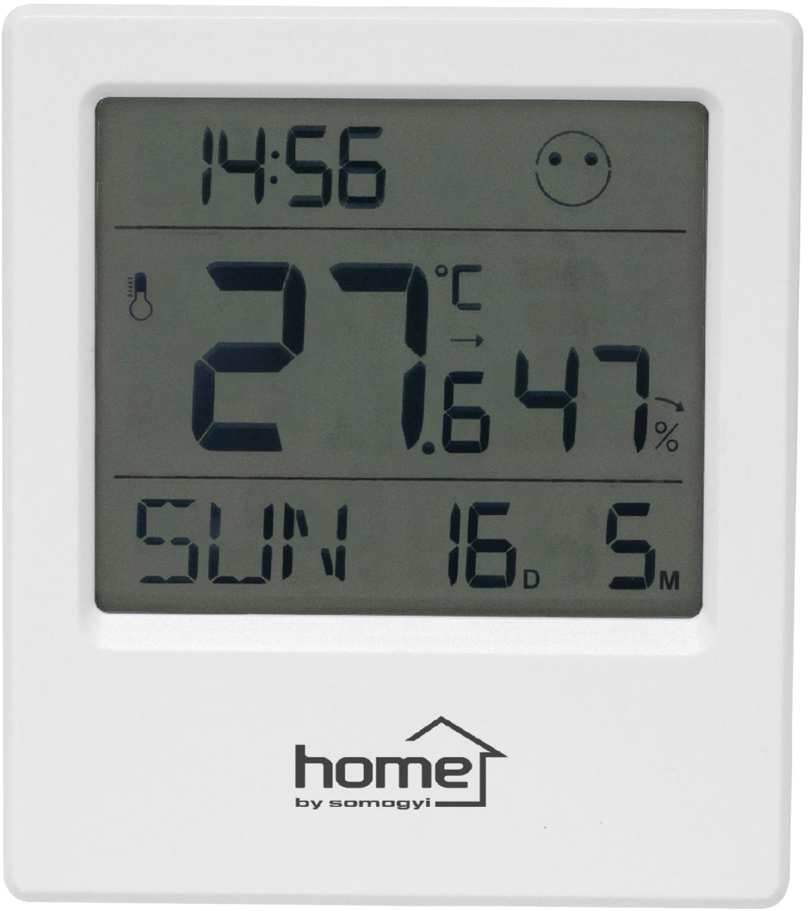 HOME HC 16 hő és páratartalom-mérő, órával