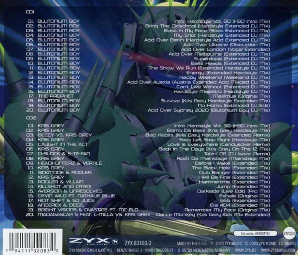 VARIOUS - Blutonium presents: Hardstyle Vol.30  - (CD)