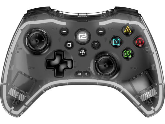 R2 NSW Pro Pad X Led Edition - Controller (Transparent/Rot)