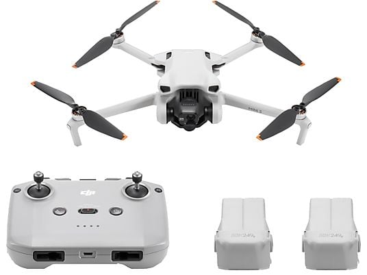 DJI Mini 3 Fly More Combo (DJI RC-N1) - Drone caméra (12 MP, 38 min de vol)