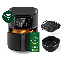 PHILIPS HD 9285/96 XXL Serie 5000 Airfryer Heißluftfritteuse inkl. Backform & Grillrost (1,4 kg, 2000 Watt, Schwarz)