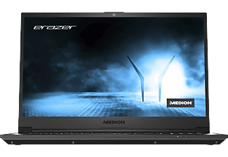 ERAZER Crawler E30 (MD 62433) - Notebook videogiochi, 15.6 ", Intel® Core™ i5, 512 GB SSD, 16 GB RAM, NVIDIA GeForce RTX™ 3050 Ti (4 GB, GDDR6), Nero