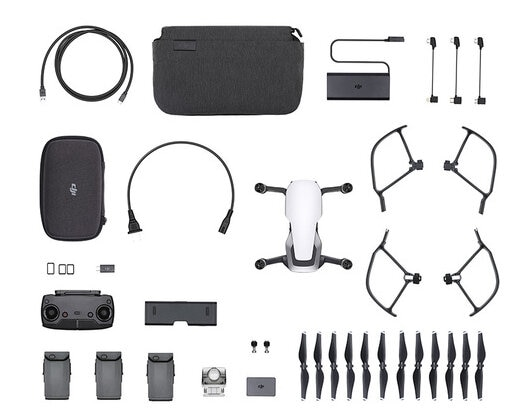 Dron DJI Mavic Air Fly More Combo Arktyczny Biały