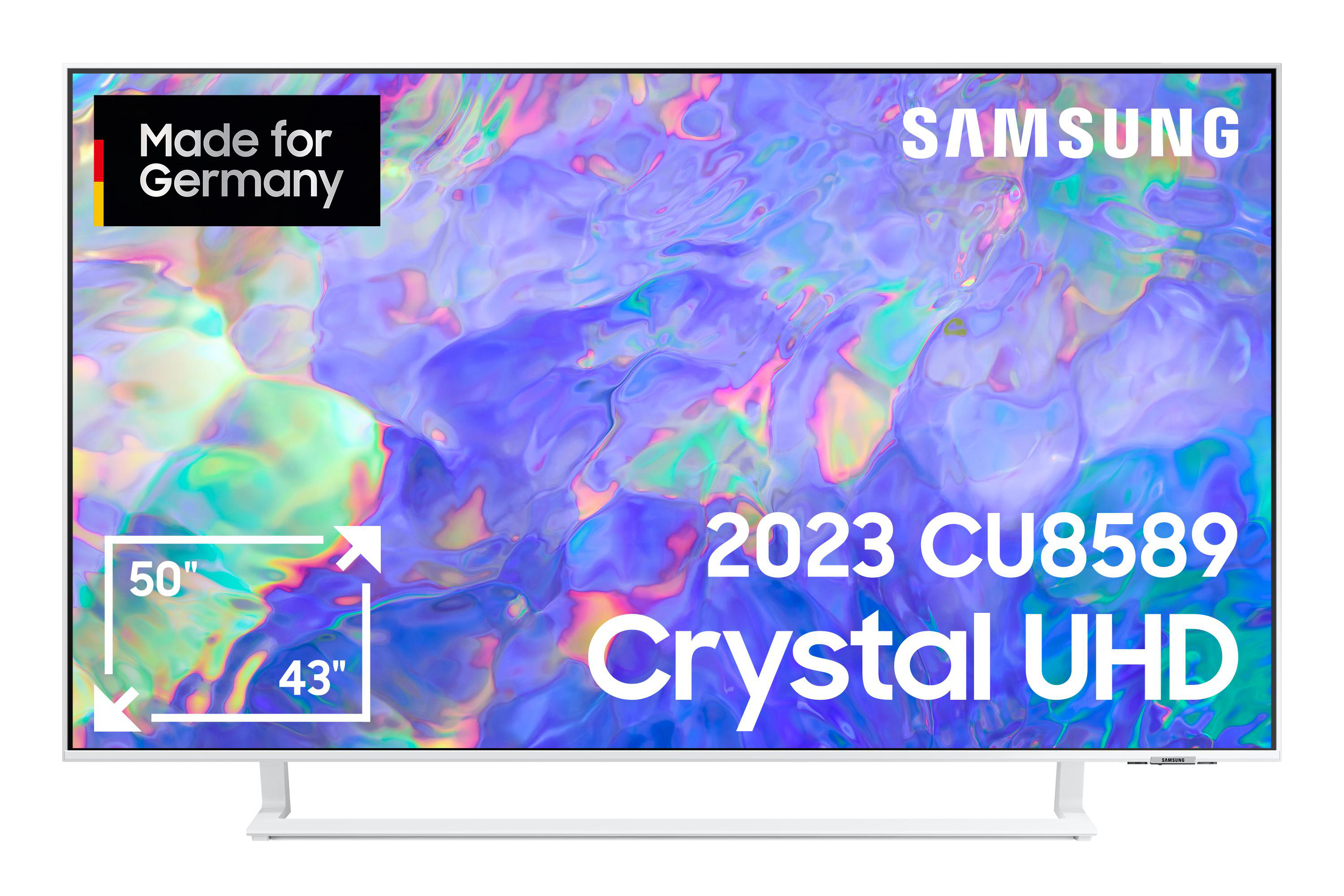 SAMSUNG GU43CU8589 LED TV (Flat, 43 Zoll / 108 cm, UHD 4K, SMART TV, Tizen)