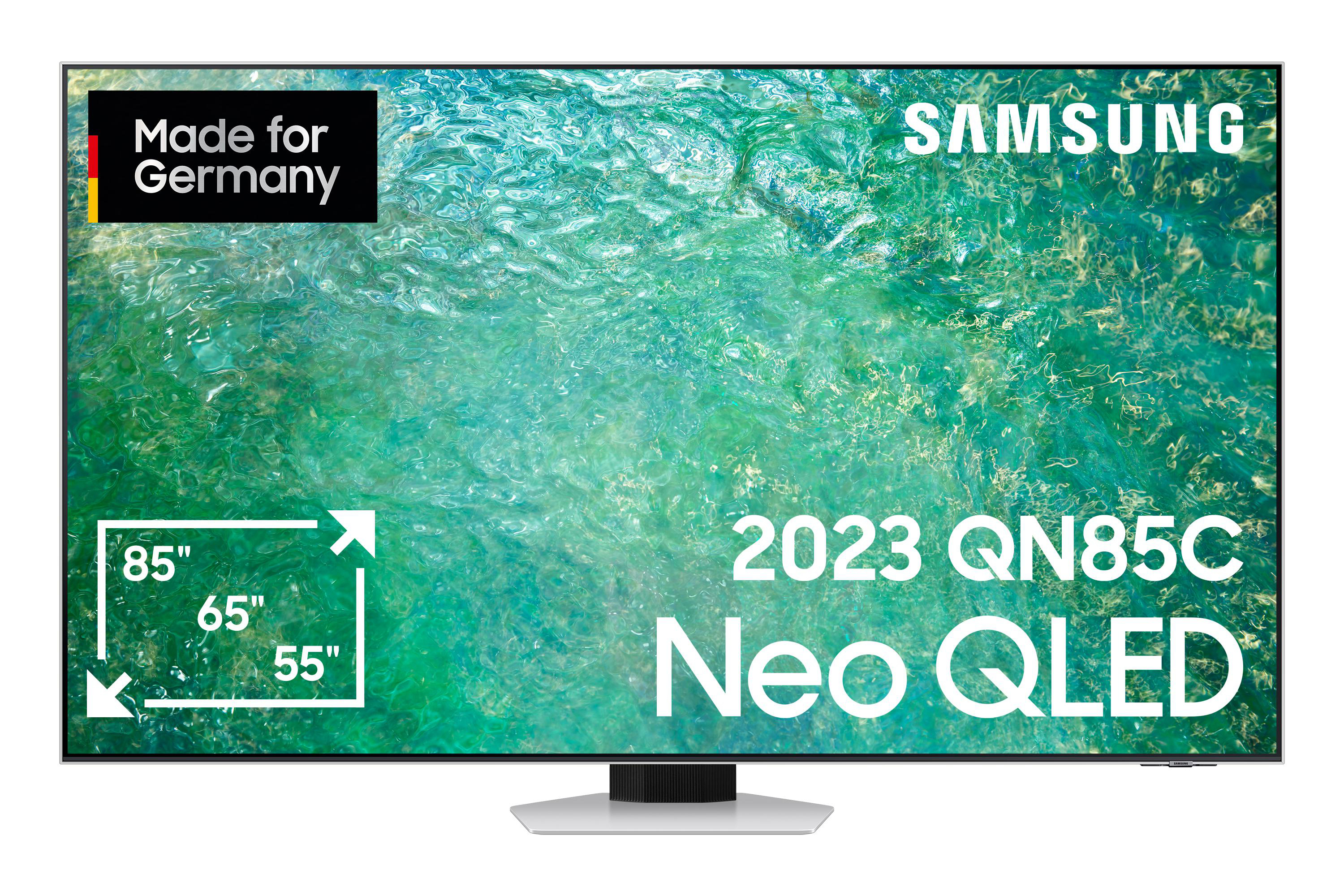 SAMSUNG 138 GQ55QN85C TV, cm, NEO 4K, QLED TV Zoll SMART 55 Tizen) / UHD (Flat,