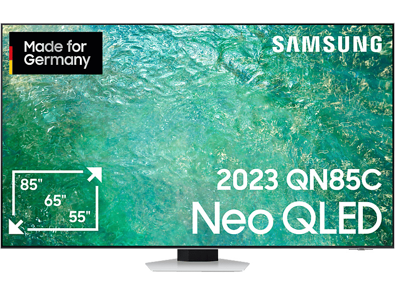 SAMSUNG GQ55QN85C NEO QLED TV (Flat, 55 Zoll / 138 cm, UHD 4K, SMART TV, Tizen), QLED TV
