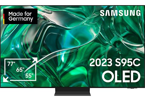 OLED TV cm, OLED 4K, (Flat, SMART SAMSUNG 163 | MediaMarkt 65 GQ65S95CAT Zoll TV, Tizen) OLED TV /