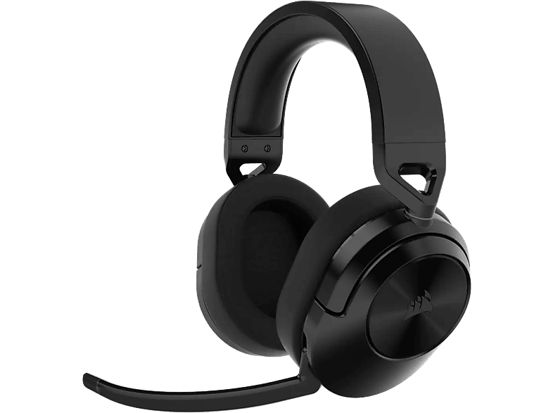 CORSAIR HS55 vezeték nélküli fejhallgató mikrofonnal, 2,4 GHz USB és Bluetooth, Carbon (CA-9011280-EU)