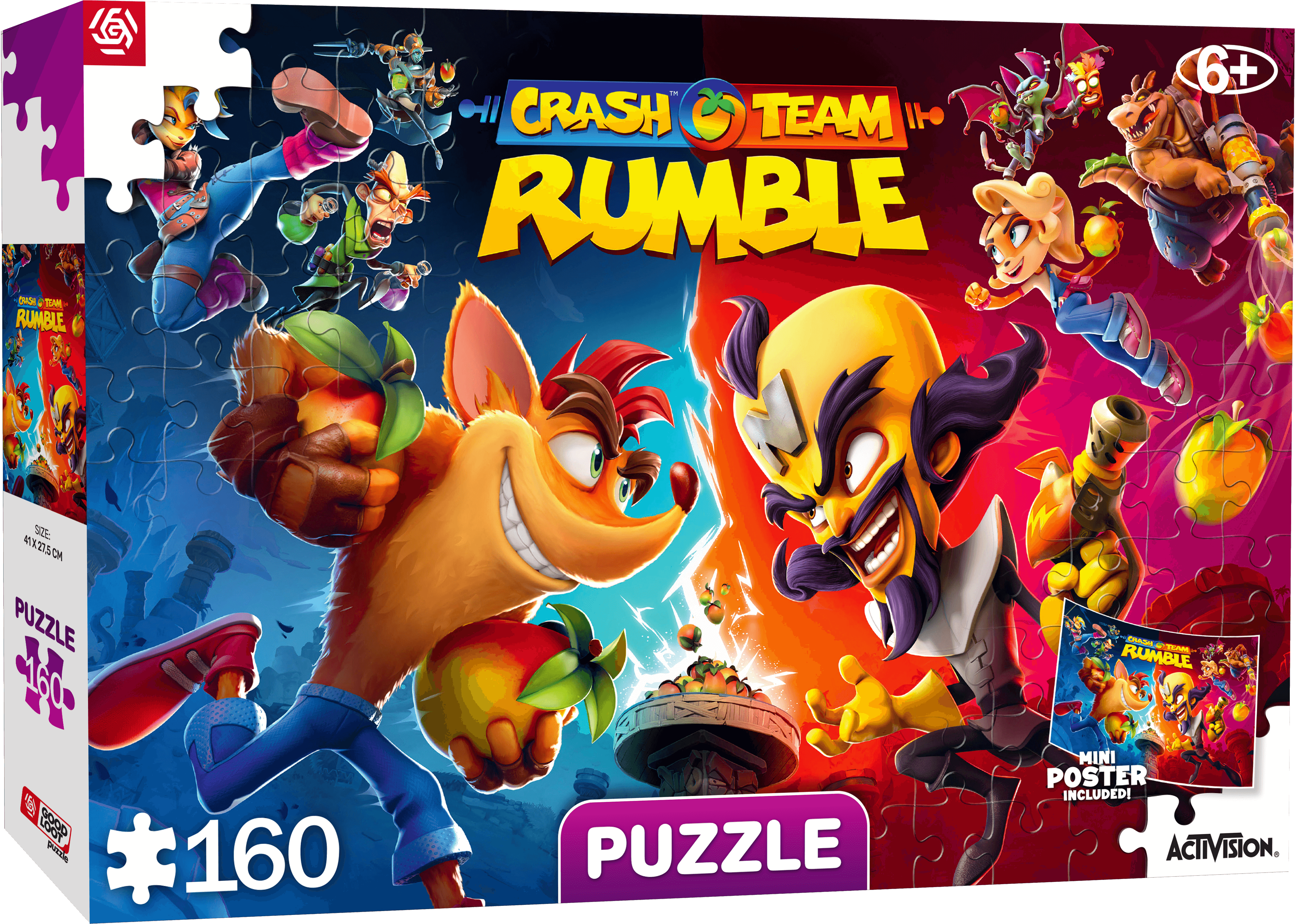 Kids Puzzle: Crash Team Rumble 160 db-os puzzle