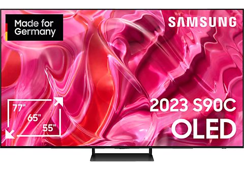 SAMSUNG GQ65S90CAT OLED TV (Flat, 65 Zoll / 163 cm, OLED 4K, SMART TV, Tizen)