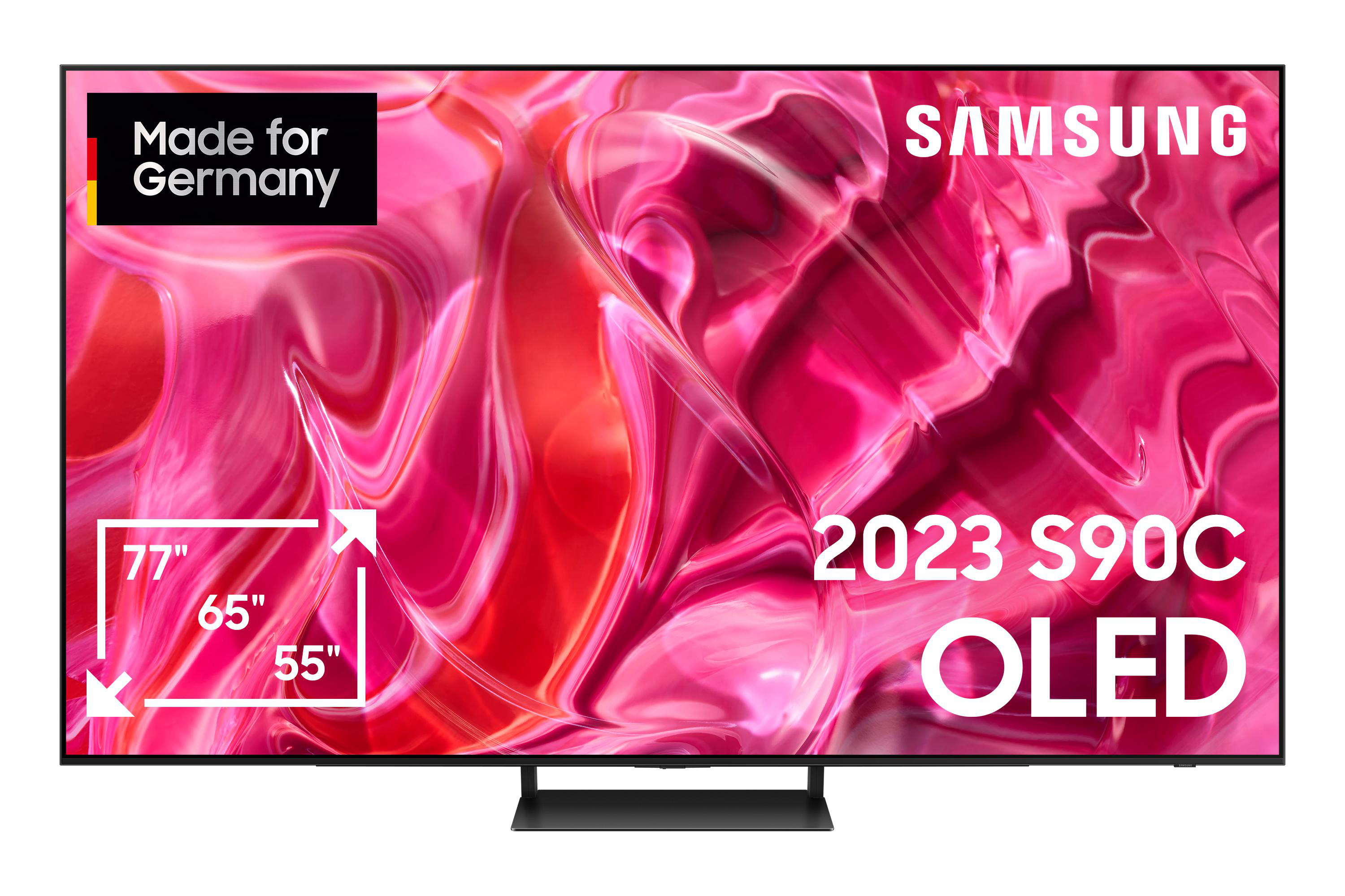 SMART (Flat, Tizen) TV, SAMSUNG 4K, Zoll OLED 55 / 138 GQ55S90CAT cm, TV OLED