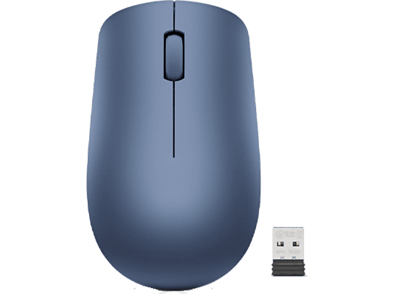 Ratón inalámbrico - Lenovo 530, Ambidiestro, Multiplataforma, 1200 DPI, Abyss Blue