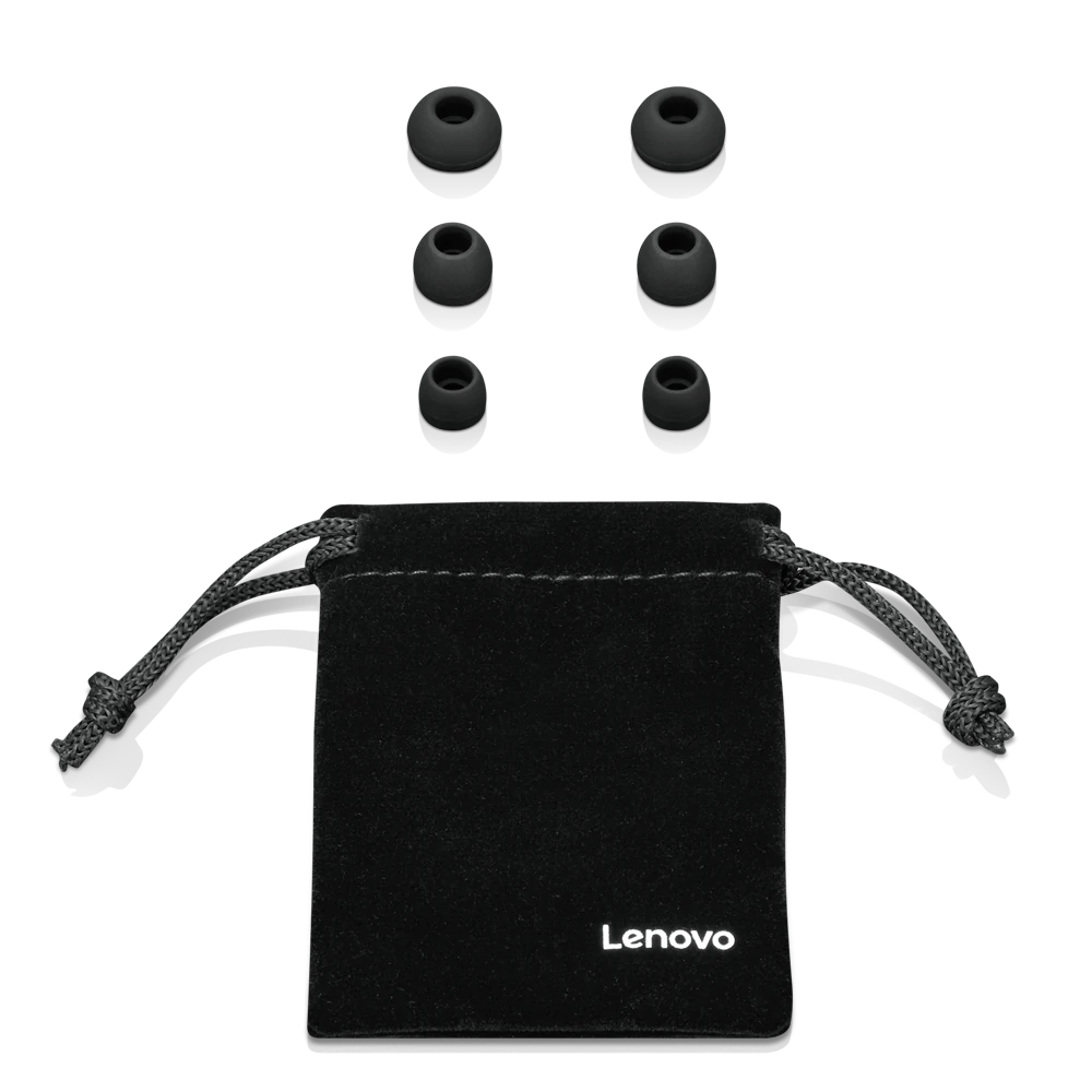 Auriculares de botón - Lenovo 100, Intraurales, Micrófono, Negro