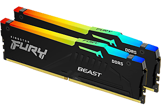 KINGSTON FURY Beast Black RGB EXPO DDR5 memória, 32GB, 5600MHz, CL36, DIMM, 2x16GB (KF556C36BBEAK2-32)