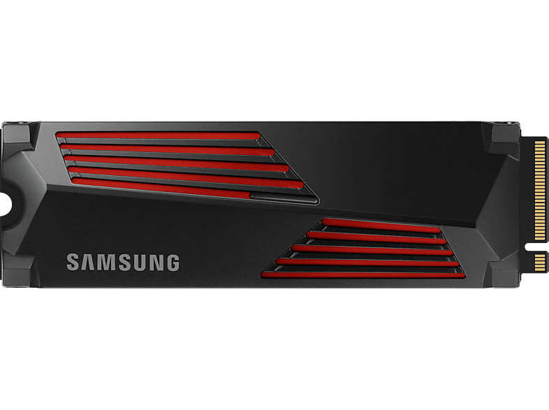 SAMSUNG 990 PRO mit Kühlkörper PCIe 4.0 NVMe M.2 SSD - PlayStation 5 kompatibel Festplatte, 2 TB via NVMe, intern