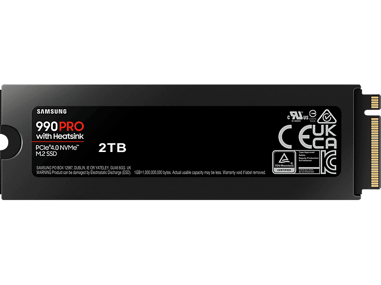 SAMSUNG 990 PRO mit Kühlkörper PCIe 4.0 NVMe M.2 SSD | PlayStation