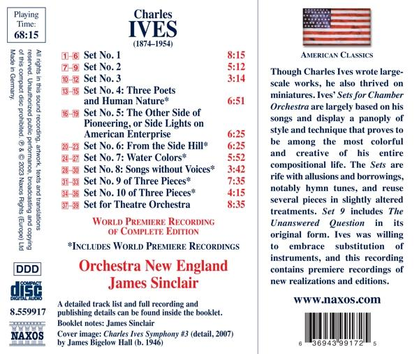 James/orchestra New England Sinclair - Complete Sets for Chamber Orchestra  - (CD)