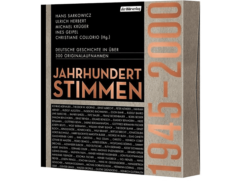 - 1945-2000 - Jahrhundertstimmen (MP3-CD) Geschichte Deutsche