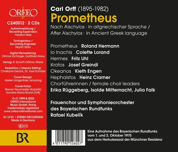 Hermann/Kubelik/BRSO - Prometheus  - (CD)