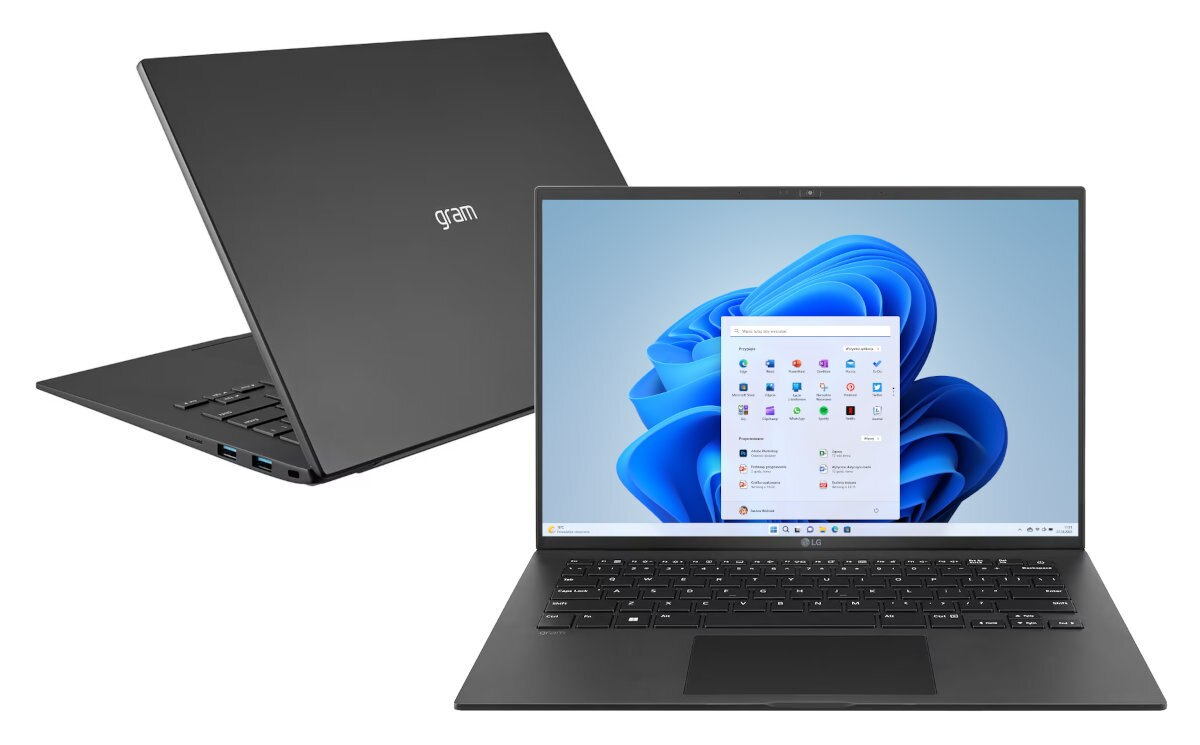 Laptop LG Gram 14 2023 14Z90R-G.AA78Y WUXGA i7-1360P/16GB/1TB SSD/INT/Win11H Czarny (Obsidian Black)