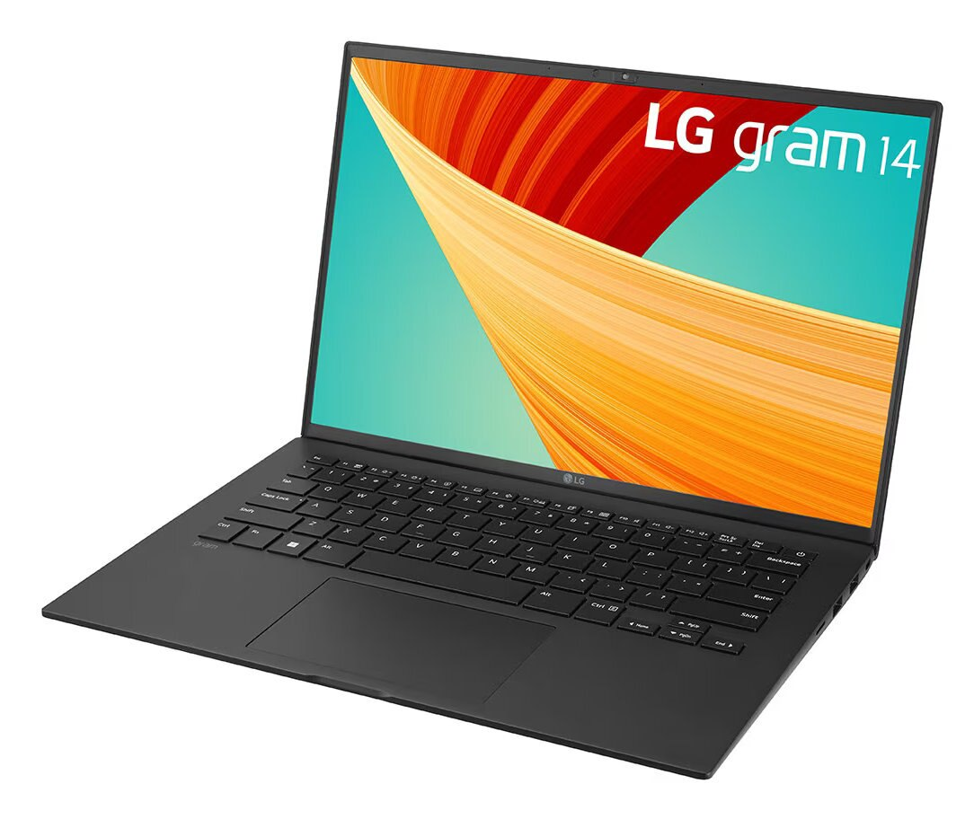 Laptop LG Gram 14 2023 14Z90R-G.AA78Y WUXGA i7-1360P/16GB/1TB SSD/INT/Win11H Czarny (Obsidian Black)