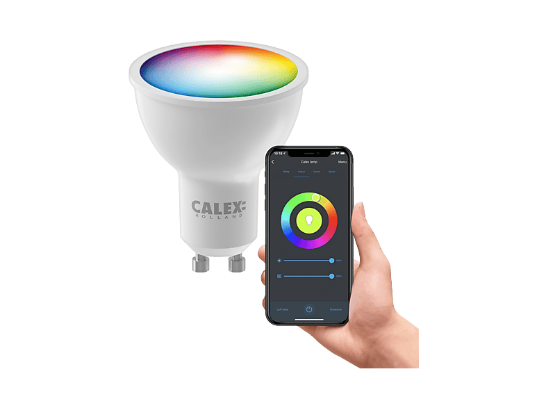 Calex Slimme Ledlamp - Reflector Gu10 4.9w Rgb En Cct afbeelding