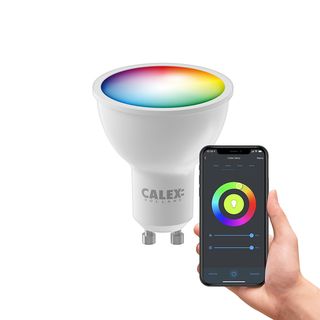 CALEX Slimme Ledlamp -  Reflector GU10 - 4.9W - RGB en CCT