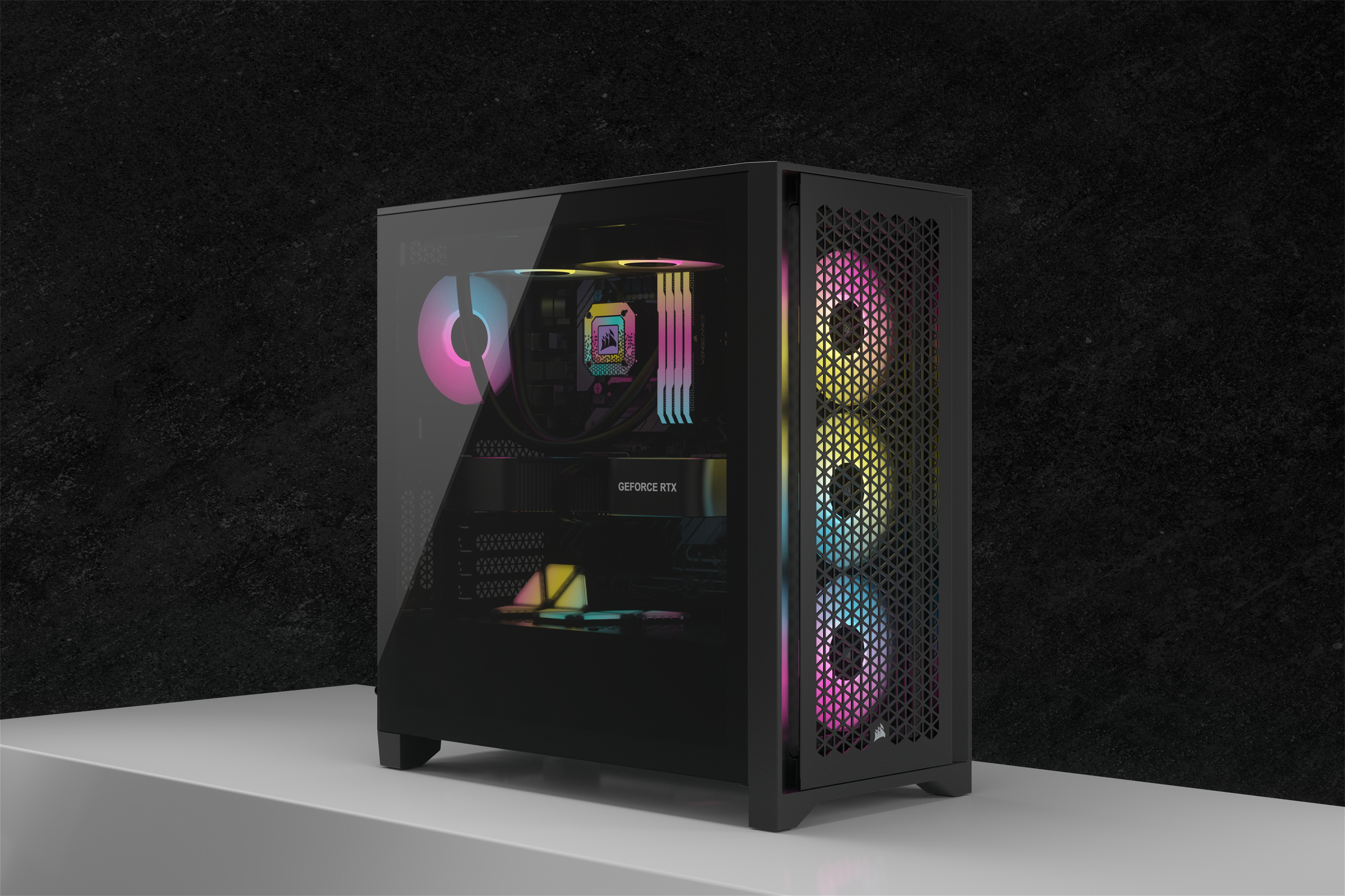 CORSAIR iCUE 4000D RGB Airflow PC Gehäuse, Black