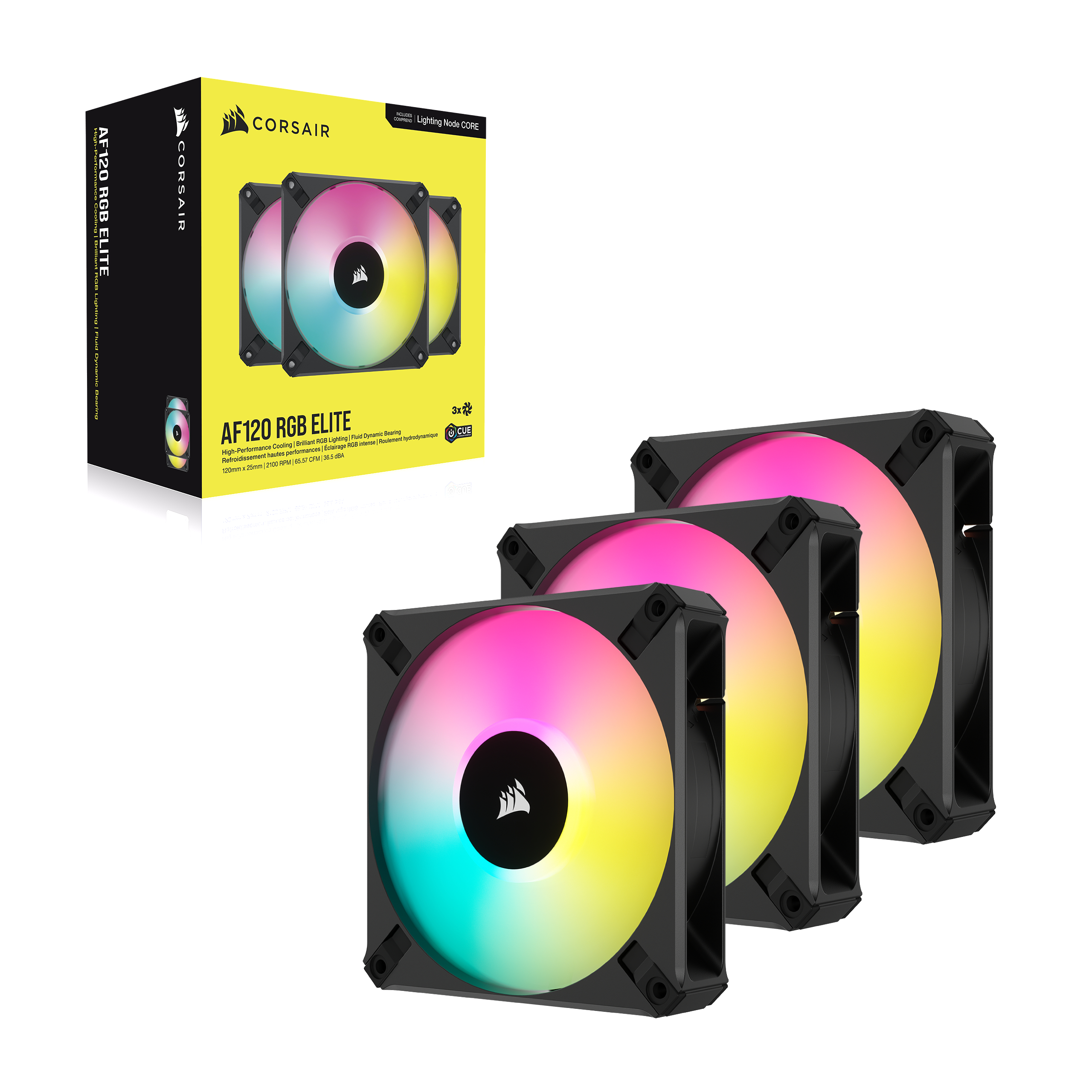 CORSAIR AF120 RGB Elite 3er Pack Lüfter